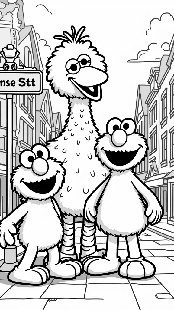 sesame street coloring pages printable